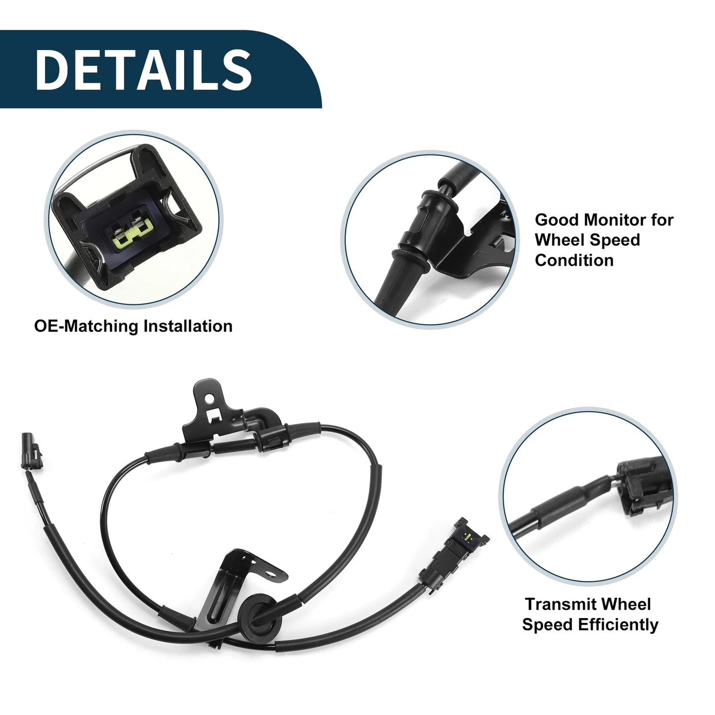 ABS Wheel Speed Sensor No. 91920H5200 for Hyundai Accent (2017–2018)