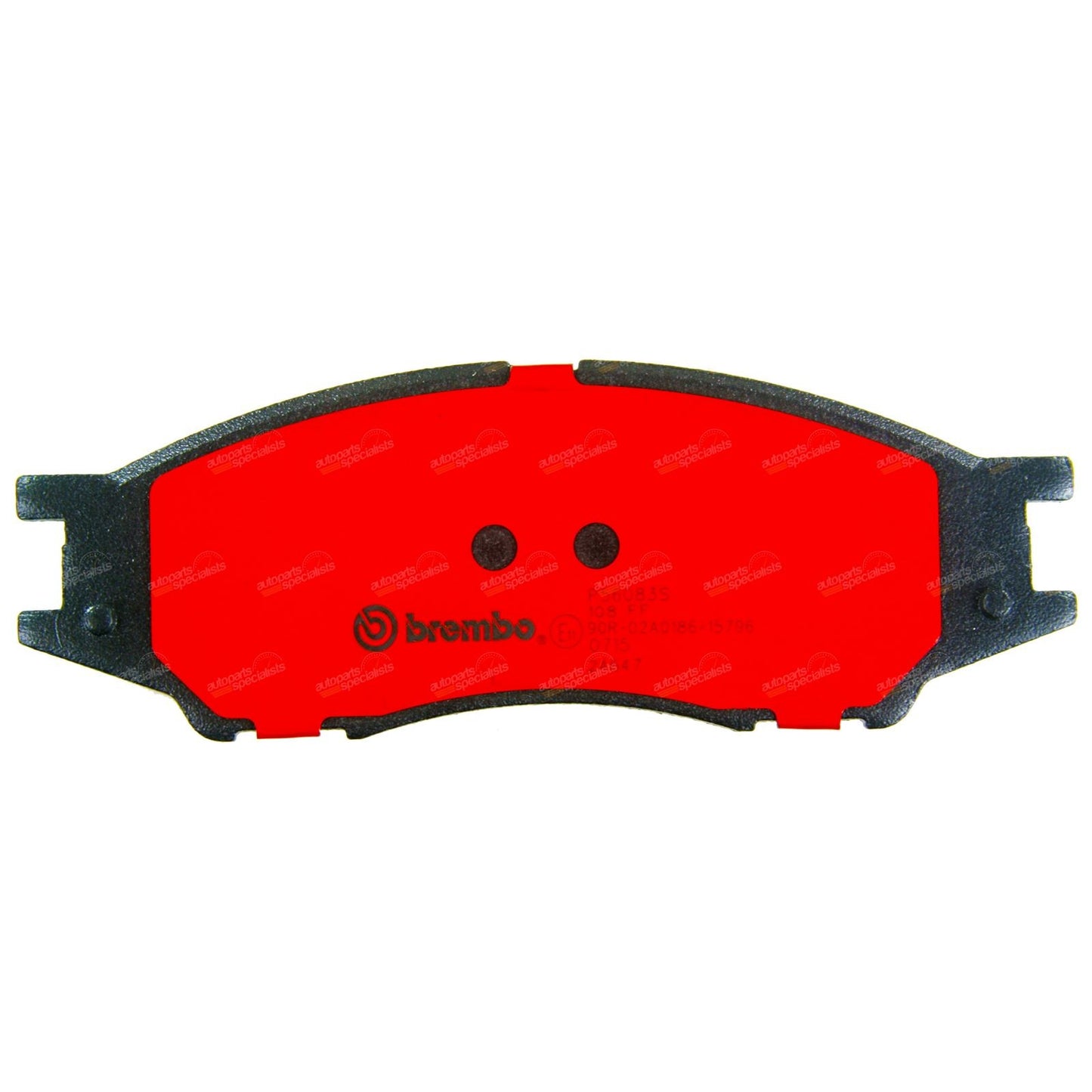 Set of 4 Brembo Front Disc Brake Pads for Nissan Pulsar N16 (2000–2005)