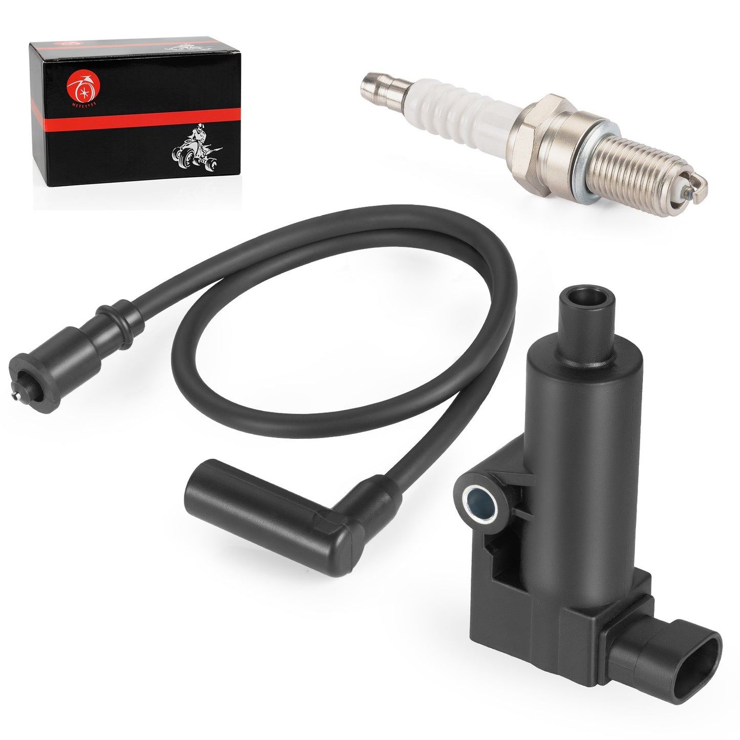 Ignition Coil Spark Plug Wire Kit for Hisun 500 UTV (2015–2023)