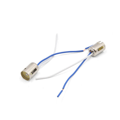 8X BA15s Turn Signal Light Bulb Wiring Harness Socket for Car (DC 12V-36V)