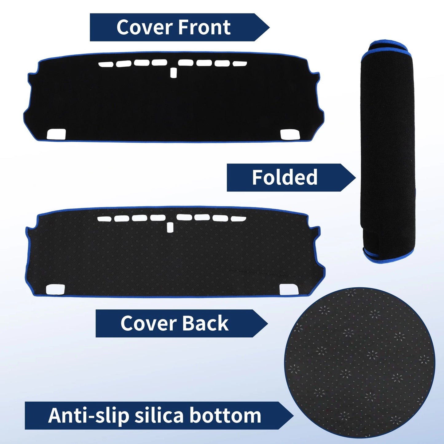 Dash Cover for Honda Fit (2007–2020) GR1/GR2/GR3/GR4/GR5/GR6 Polyester