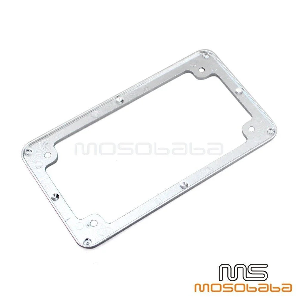 Chrome Motorcycle License Plate Frame for Harley Scooter Chopper