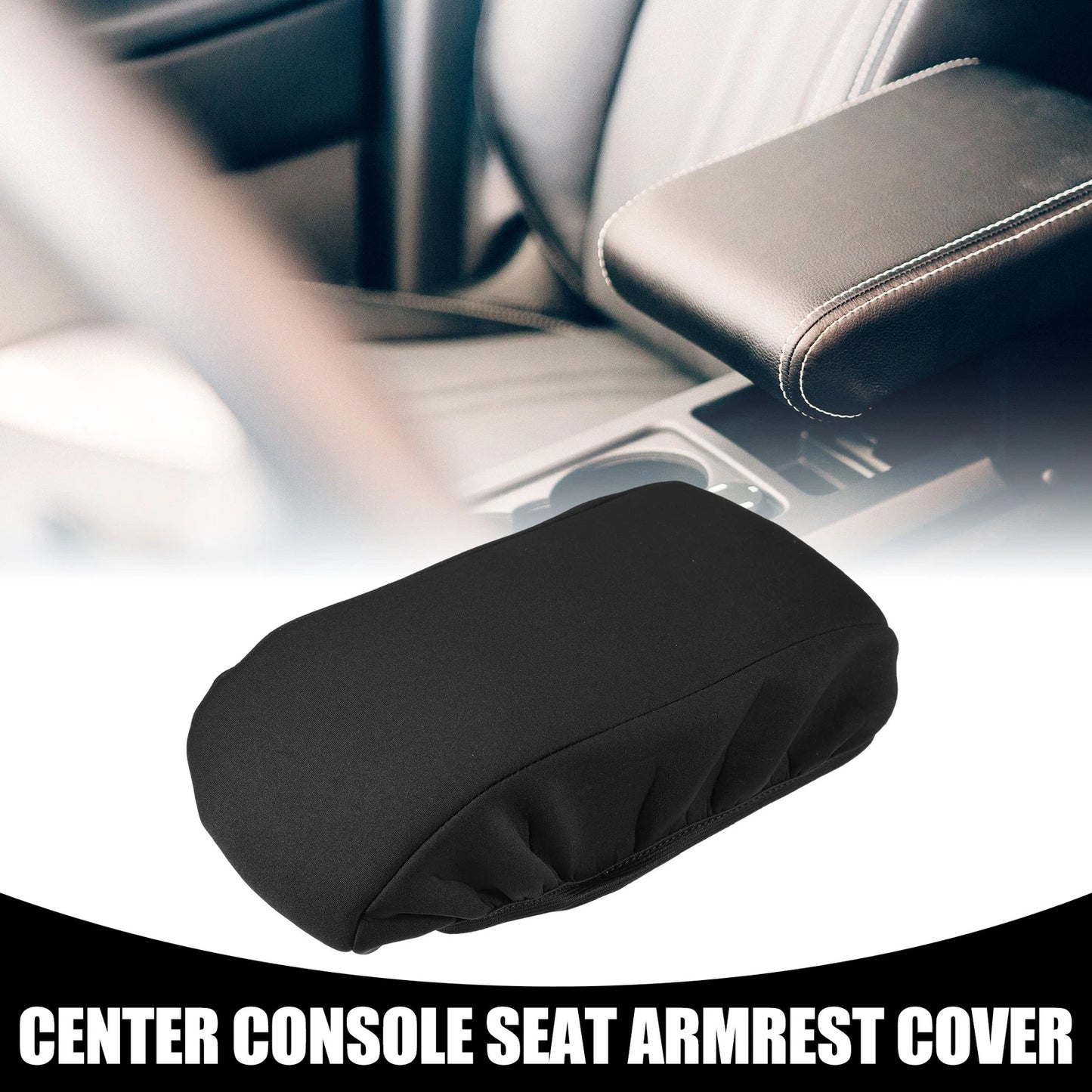 Center Console Armrest Cover for Ford Escape (2020–2023) Black