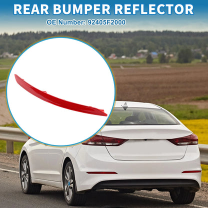 Rear Left Bumper Reflector No. 92405F2000 for Hyundai Elantra (2017–2018)