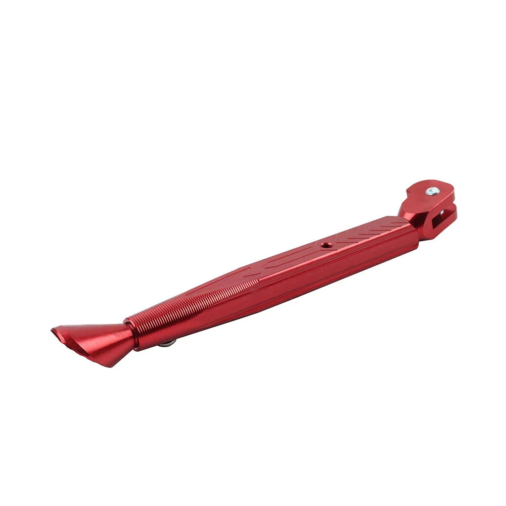 CNC Red Motorcycle Adjustable Kickstand Foot Side Stand Support for Universal