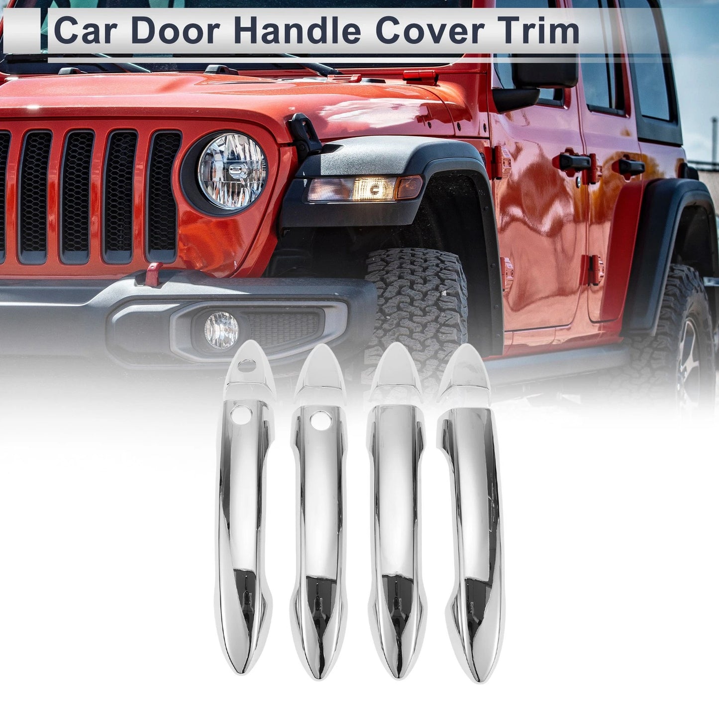 Door Handle Cover for Honda Accord (2018–2023) Silver Tone