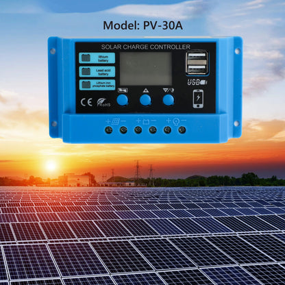 30A PWM Solar Charge Controller Regulator for Lifepo4 Lead Acid