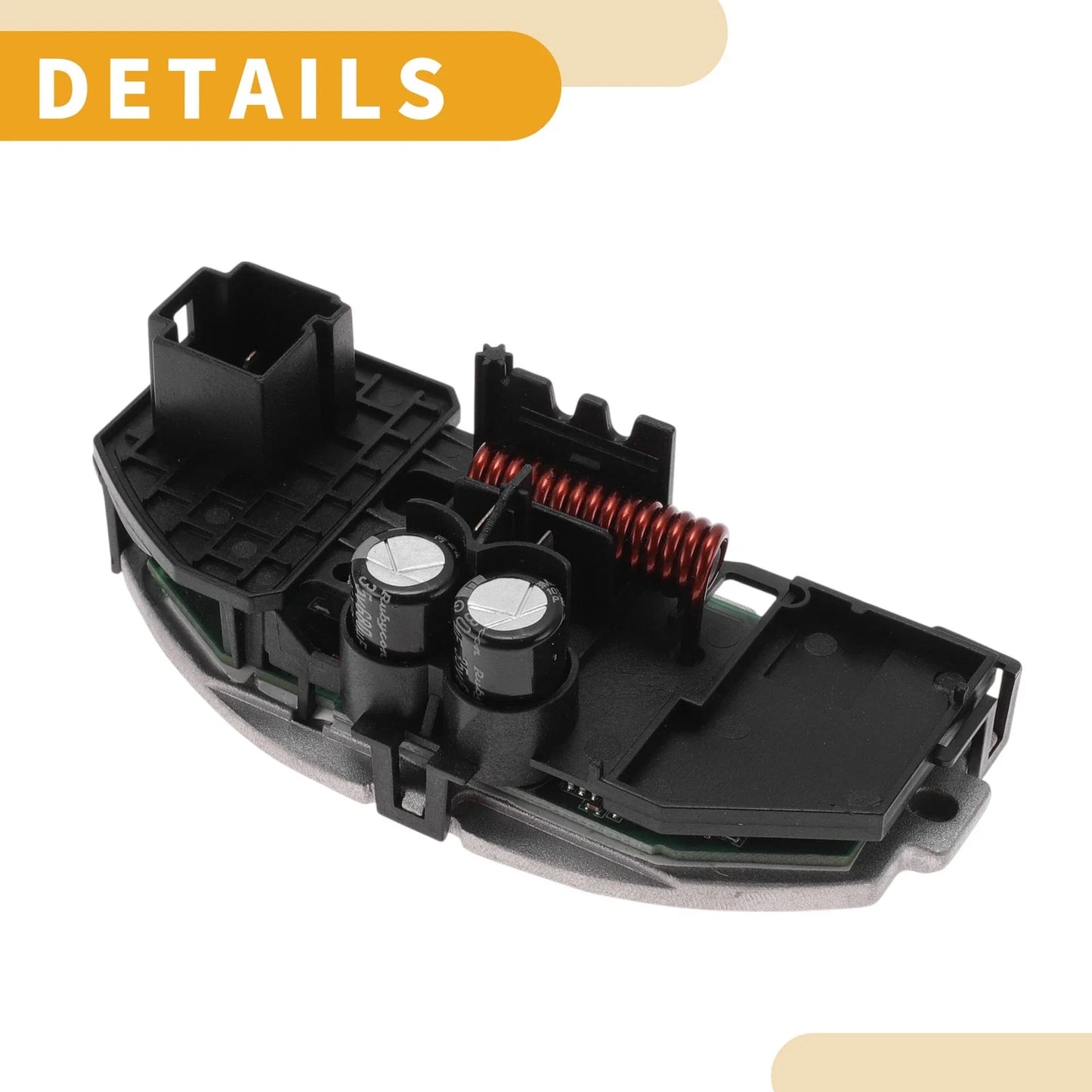 HVAC Blower Motor Resistor for Porsche Cayenne (2003-2010) - 1 x Plastic Metal