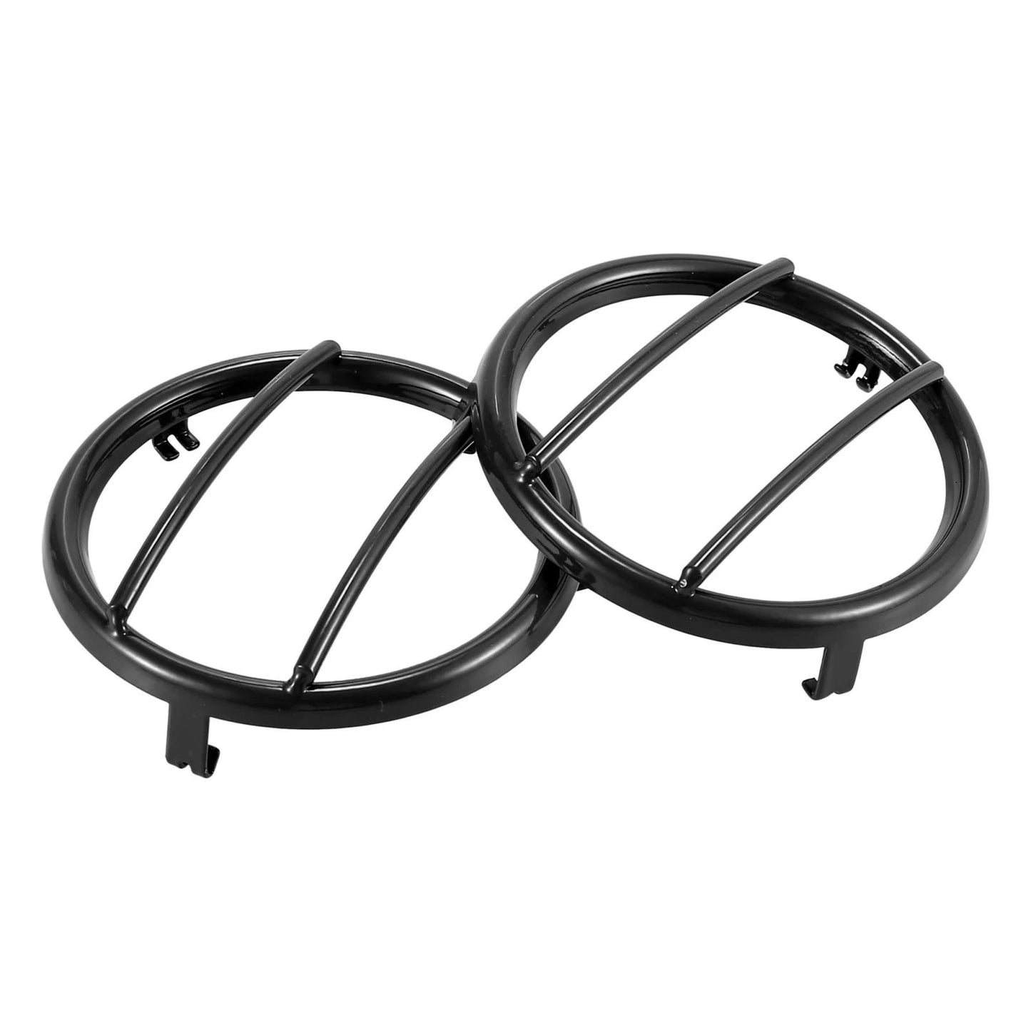 1 Pair Round Turn Signal Light Grill Guard Cover for Jeep Wrangler (2007-2018)