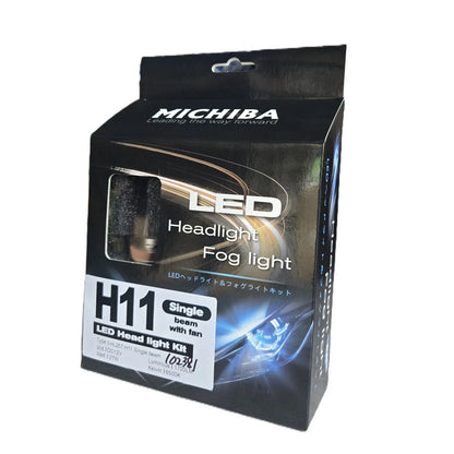 2x H11 LED Headlight Bulb Globe 12V 27W 1700LM 6500K for Vehicles (2000–2024)