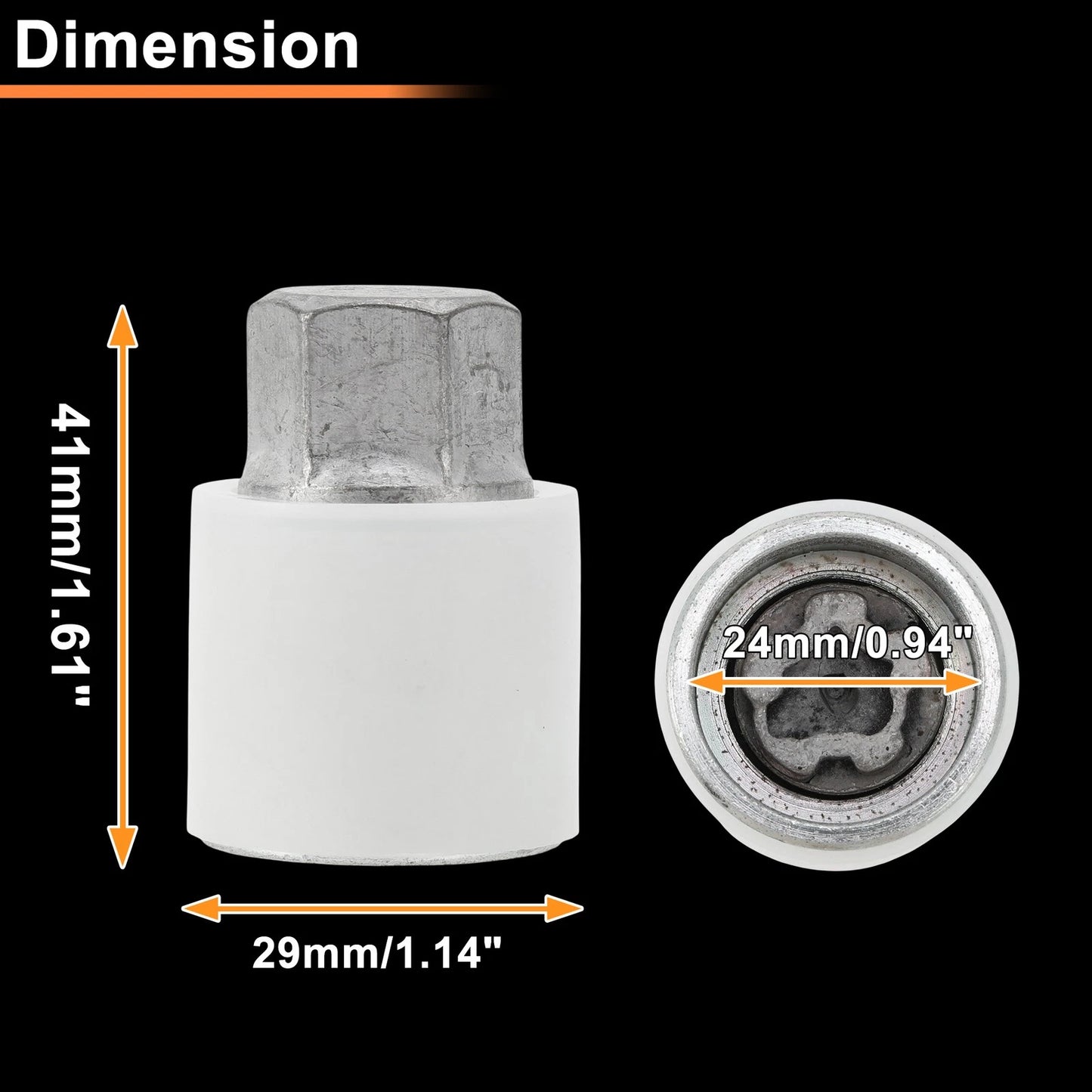 Wheel Lock Lug Nut for Volkswagen Touareg (2004–2017) #527