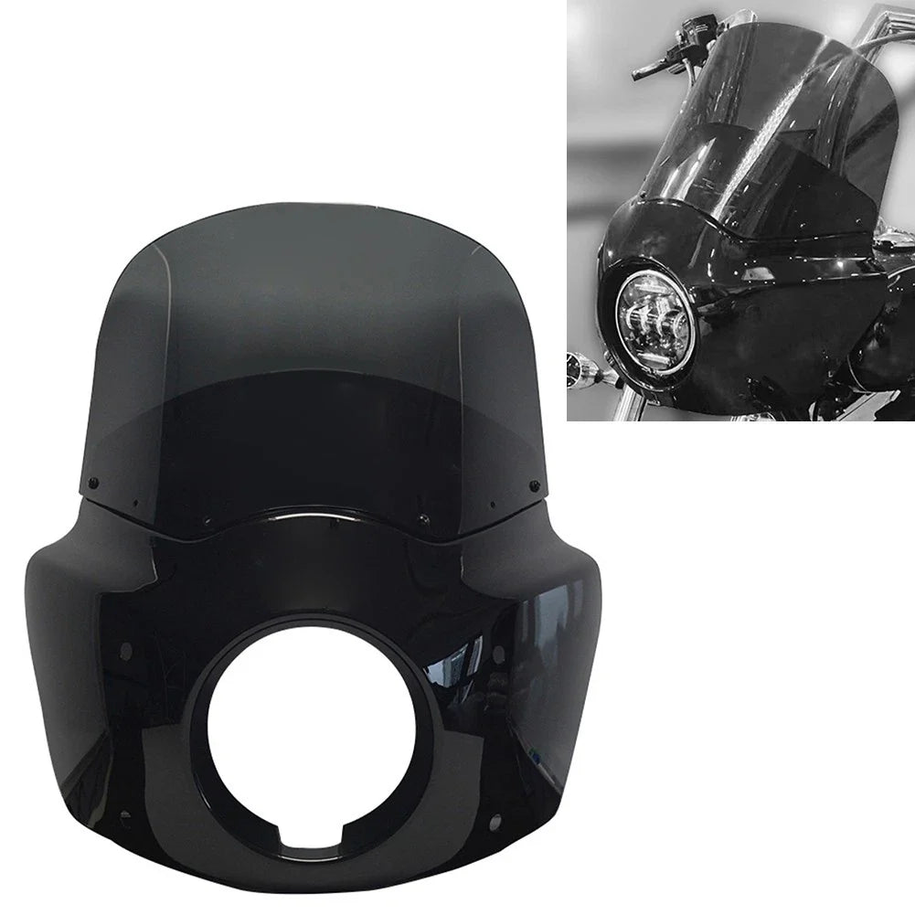 11" Headlight Fairing w/ Grey Windshield for Harley Sportster 883 (2011-2022)