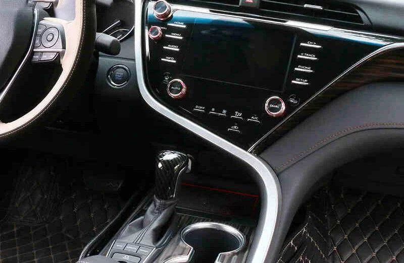 ABS Matte Silver Center Console Strip Trim for Toyota Camry (2018–2024)