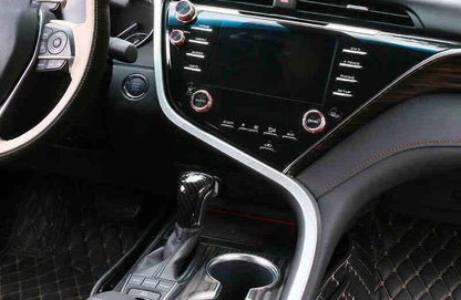 ABS Matte Silver Center Console Strip Trim for Toyota Camry (2018–2024)