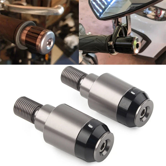 Titanium CNC Handlebar Grips for Yamaha XSR900 (2016-2023)