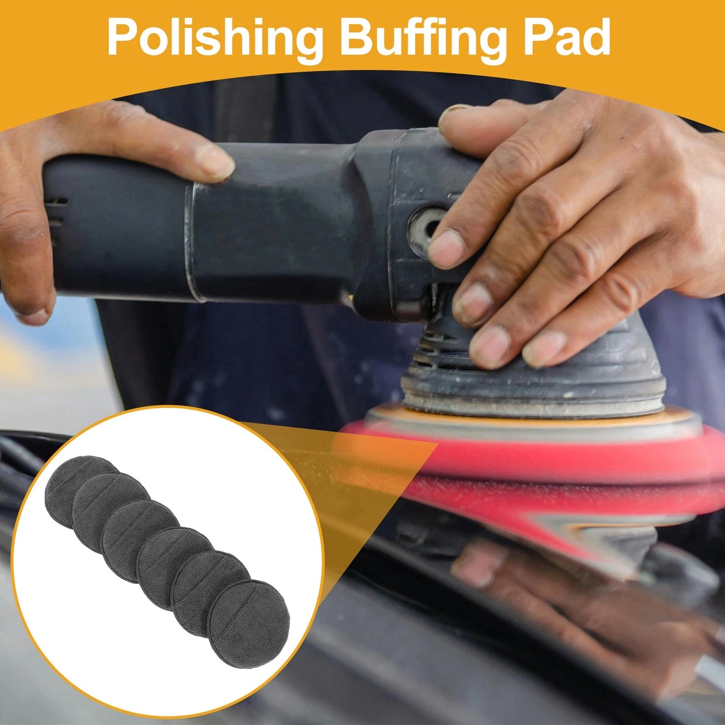 6 Pcs Polishing Buffing Pad for Auto (Universal)
