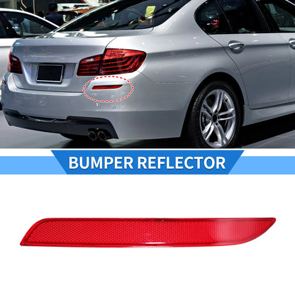 Rear Right Bumper Reflector No. 63147842956 for BMW 528i (2012–2016) Red