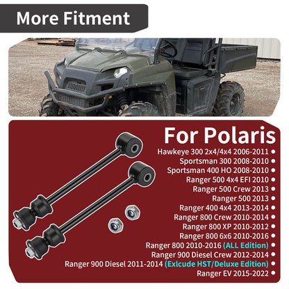 2X Torsion Bar Link for Polaris Ranger 400 500 800 900 (2006–2021)