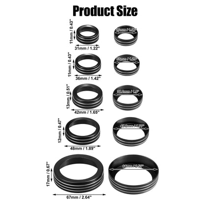 7 Pcs Switch Knob Cover for Ford (4WD)