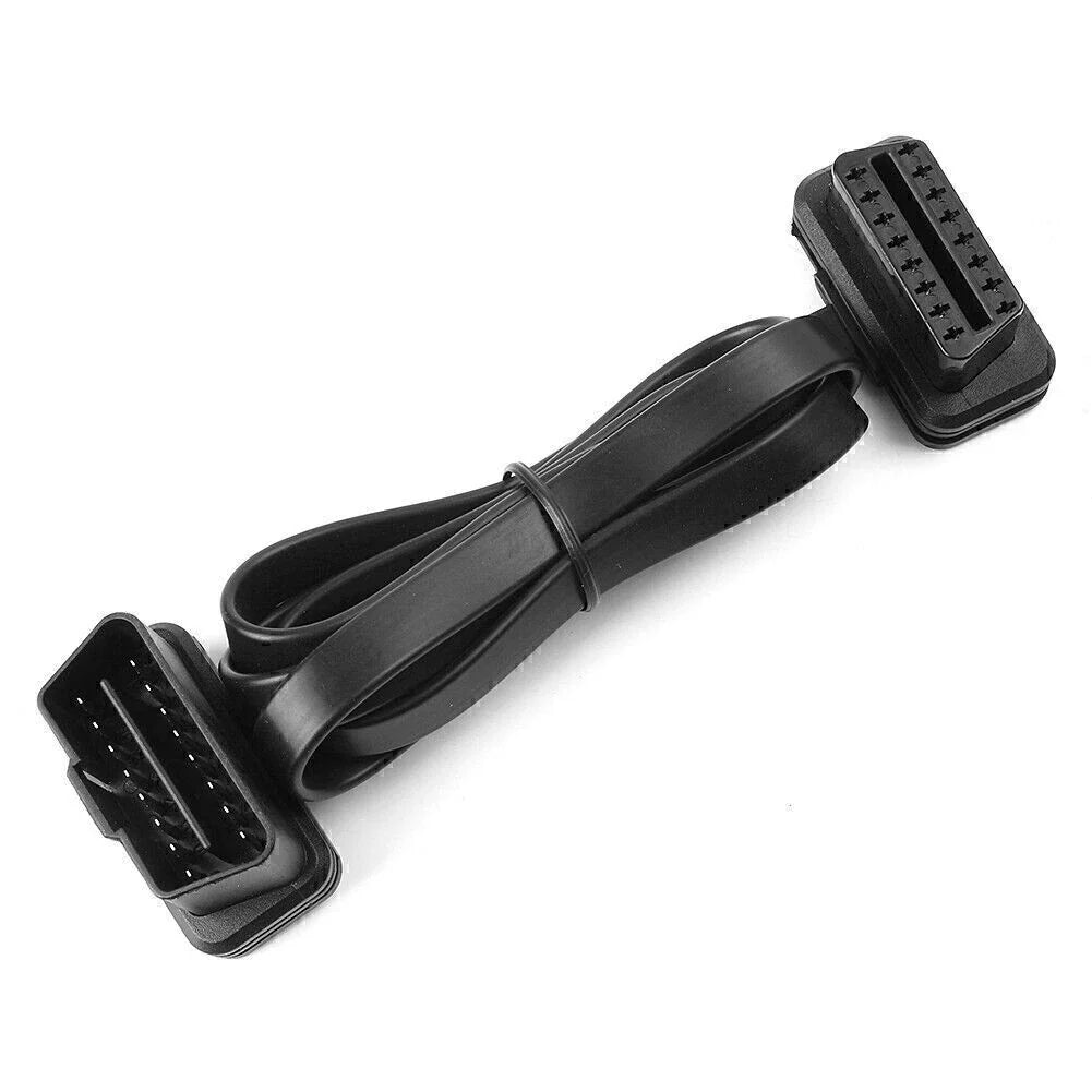 16 Pin Male to Female OBD II Extension Cable for Car Diagnostics 150cm