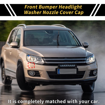 Right Bumper Headlight Washer Nozzle Cover Cap for VW Tiguan (2008–2011)