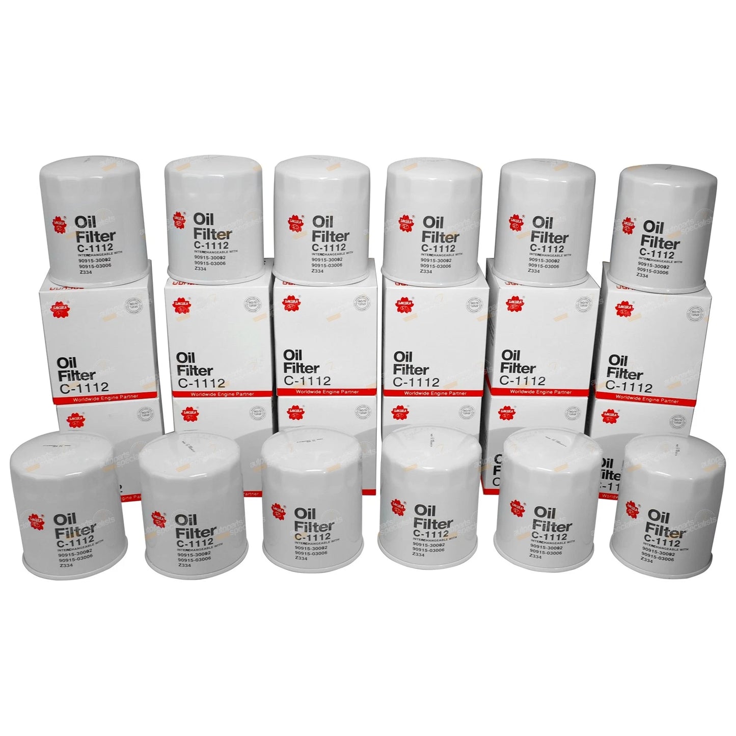12 Oil Filters for Toyota Prado (1996–2009)