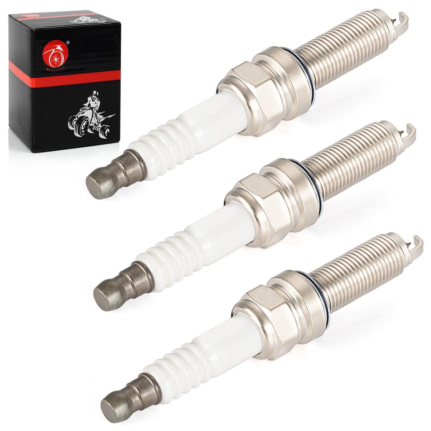 Set of 3 Iridium Spark Plugs for Can-Am Maverick X3 Turbo Max (2017–2024)