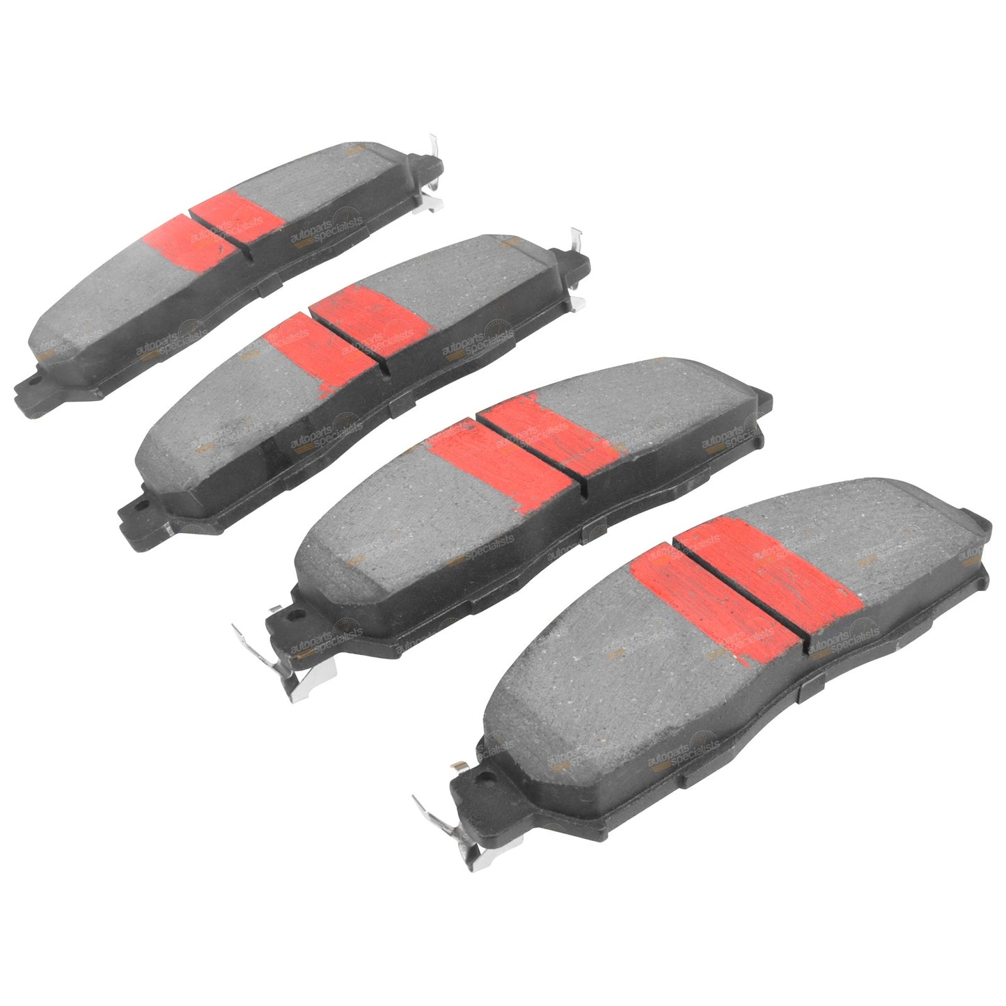 Set of 4 Front Disc Brake Pads for Nissan Navara D23 (2015–2018)