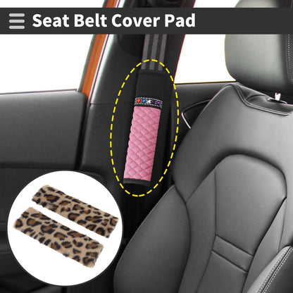 Seat Belt Cover Pad for Universal Fit (1 Pair)