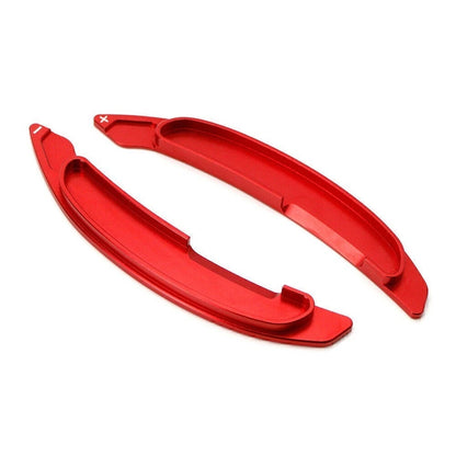 Red Aluminum Steering Wheel Paddle Shifter Extension for Mitsubishi Lancer