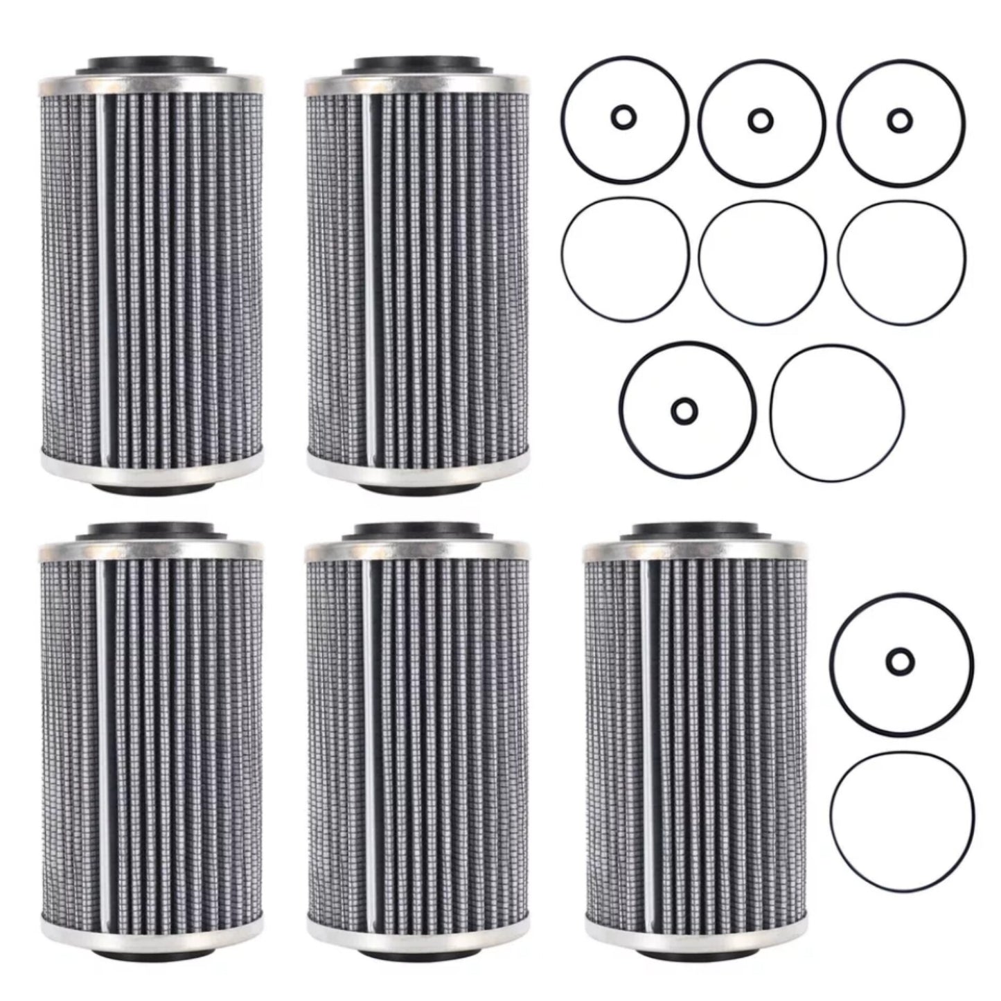 Set of 5 Oil Filters for Sea-Doo GTI RXT RXP GTX (130hp 300hp)