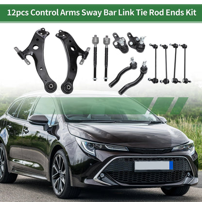 12pcs Front Suspension Kit Lower Control Arm for Toyota Camry  No. ES80602, K750011