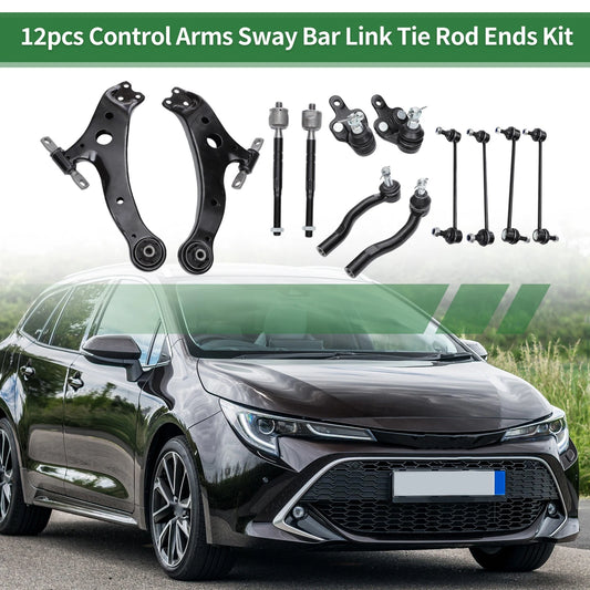 12pcs Front Suspension Kit Lower Control Arm for Toyota Camry  No. ES80602, K750011