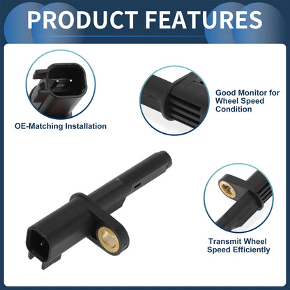 ABS Wheel Speed Sensor No. 56029317AA for Chrysler Aspen (2007–2009) Rear