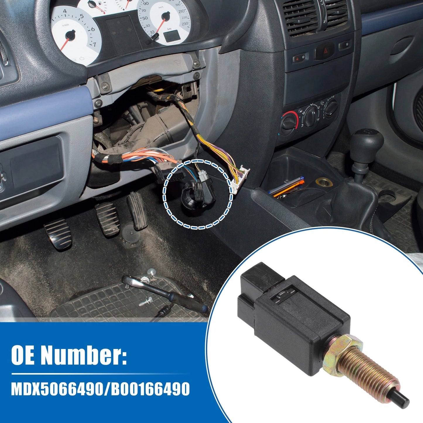 Brake Light Stop Lamp Switch for Mazda Miata (1990–2005), Toyota 4Runner (1984–1991)