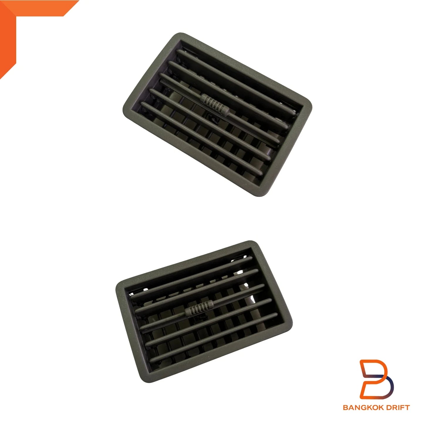 4x AC Heater Vents Grey for Holden Rodeo TF Pickup (1988-1996)