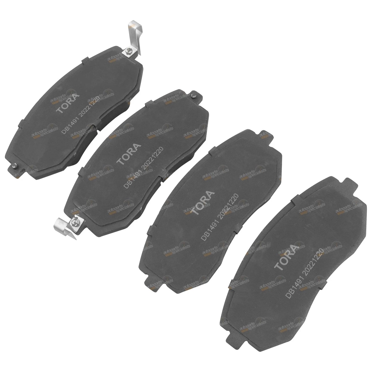 Set of 4 Front Disc Brake Pads for Subaru Liberty (2003–2015)