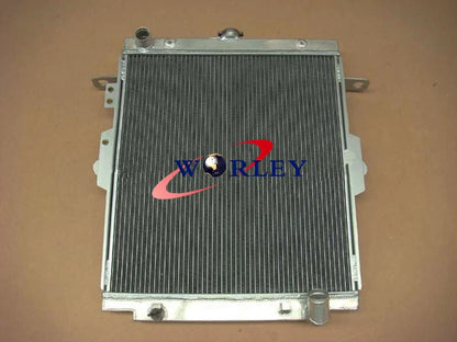 Alloy Radiator + Red Hose for Toyota Landcruiser HDJ78 HDJ79 HZJ78 HZJ79 (1990-2007)