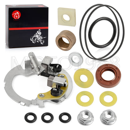 Starter Brush Holder Repair Kit for Honda Rancher TRX250 350 400 450 500 (2000–2023)