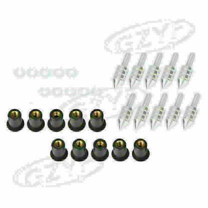 Windshield Bolt Kit 10pcs Multi Color Screws for Motor (No Year Specified)