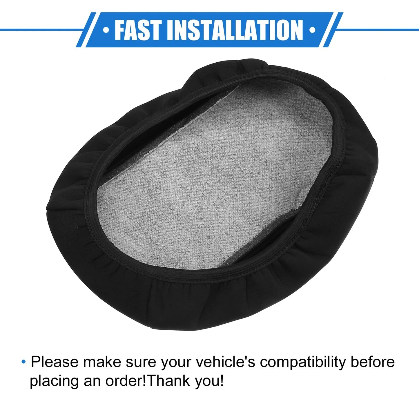 Armrest Protector Cover Pad for Chevy Cruze 2017-2019 Neoprene Black