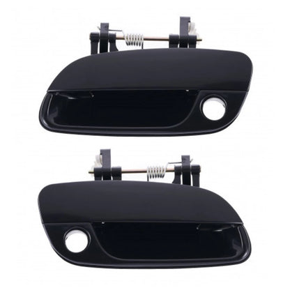 Set of 2 Outer Door Handles for Hyundai Elantra (2001–2006) Black