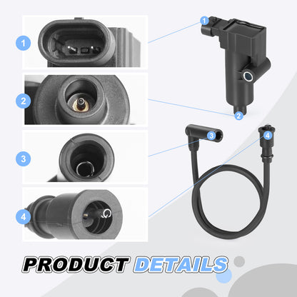 Ignition Coil & Spark Plug Set for Bennche Cowboy 250 400 500 (2015–2021)