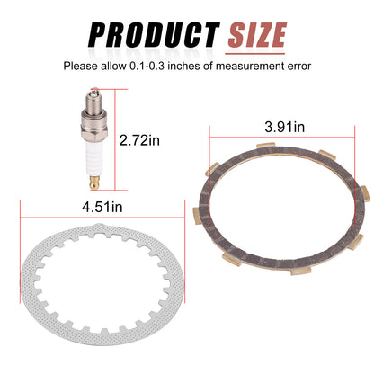 Clutch Kit for Yamaha TTR125 TTR125E TTR125L TTR125LE (2000–2023)