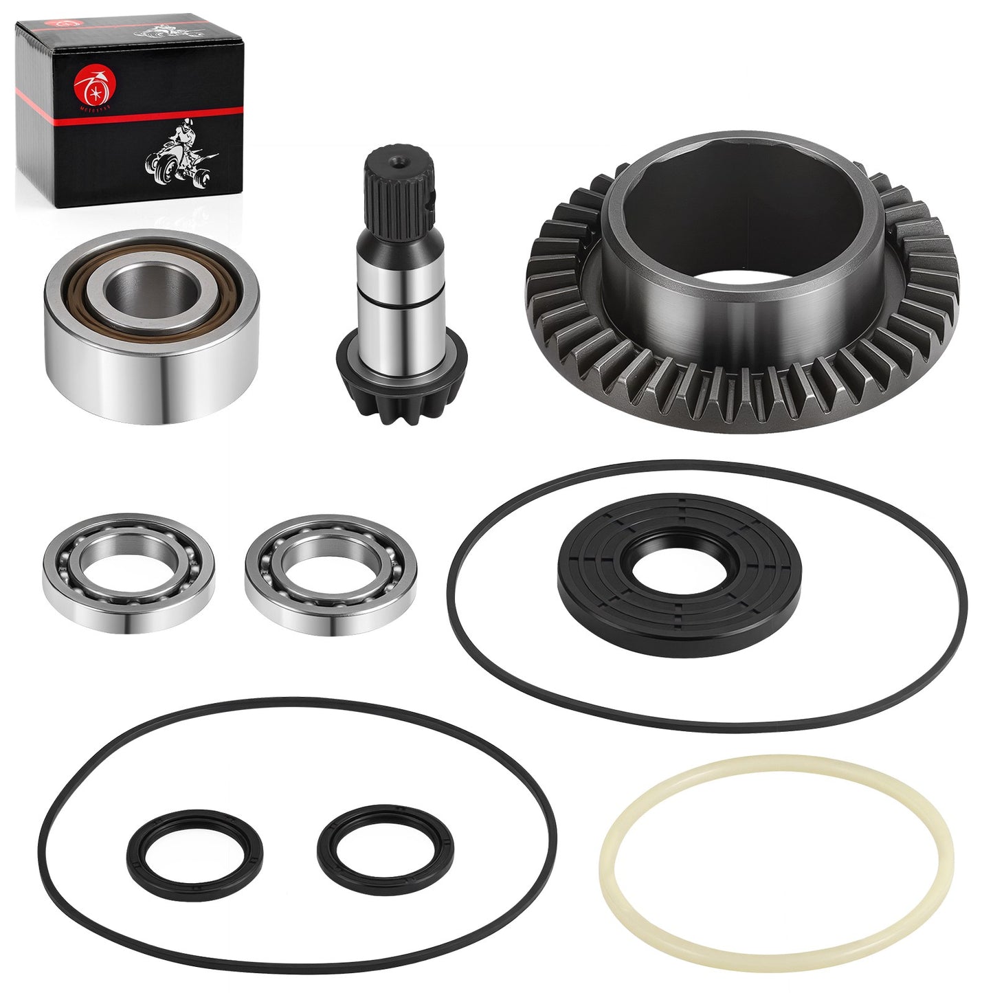 Front Differential Ring Pinion Gear & Bearing for Polaris Sportsman (2002–2020)