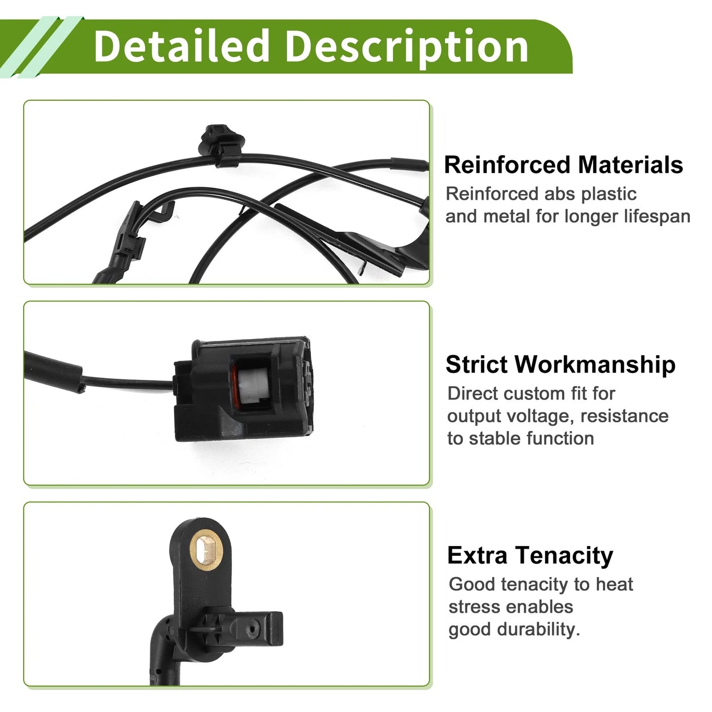 ABS Wheel Speed Sensor No. 89543F4010 for Toyota C-HR (2016–2023) Front Left