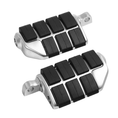 Footpeg Pegs for Harley Touring Street Road Glide Dyna Satin Chrome