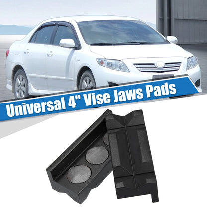 2X Aluminum Vise Jaws Pads for Car (Magnetic Reversible)