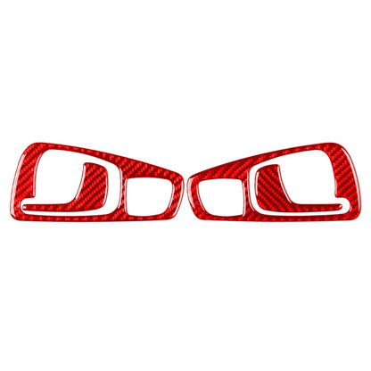 Carbon Fiber Red Interior Door Handle Cover Trim for Honda S2000 (2004-2009)