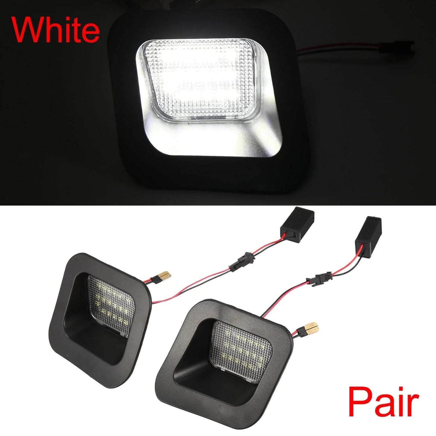 LED License Plate Light Lamp Assembly for Dodge Ram 1500 2500 3500 (2002-2023)